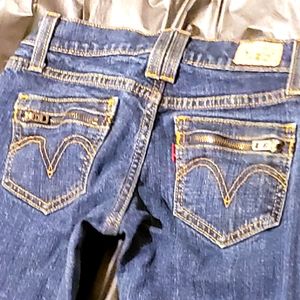 Levis with zippers never worn